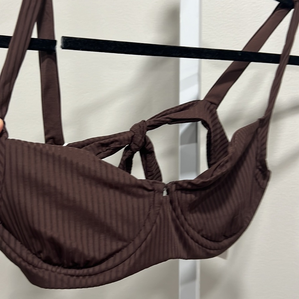 VITAMINASWIM Rossi Halter Underwire Top brown